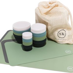 Silicone Baking Cups The Silicone Kitchen Reusable Gift Set-0