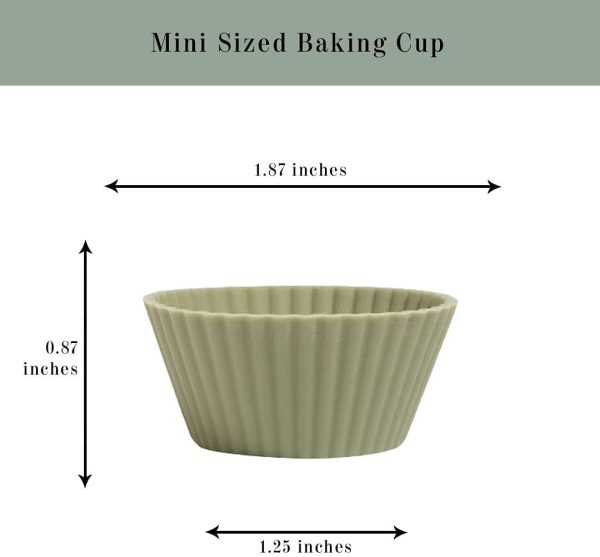 Silicone Baking Cups The Silicone Kitchen Reusable Mini-3