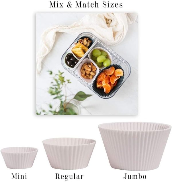 Silicone Baking Cups The Silicone Kitchen Reusable Mini-4