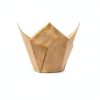QLSmypkg Tulip Baking Cups Natural Paper Reusable Muffin-6