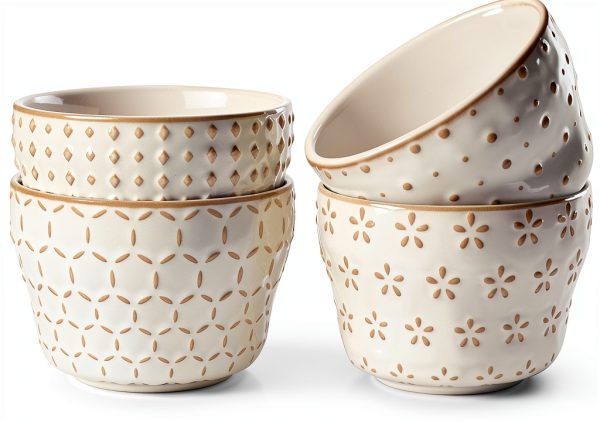 MALACASA Ceramic 8oz Serving Bowls-0