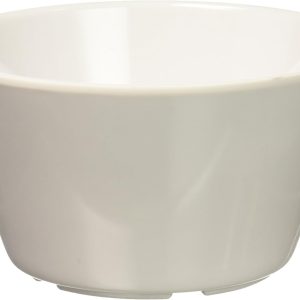 Winco Melamine Modern White Bouillon Cups 8 oz-0