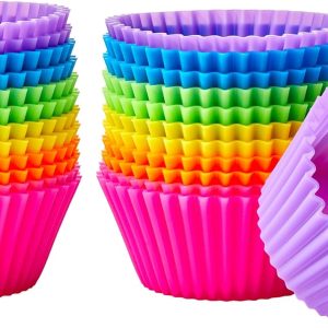 Amazon Basics Silicone Baking Cups Reusable Muffin Liners-0