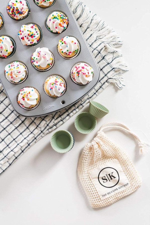 Silicone Baking Cups The Silicone Kitchen Reusable Mini-5