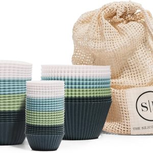 Silicone Baking Cups Reusable Non Toxic The Silicone Kitchen-0