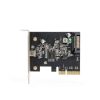 USB 3.2 PCIe Card IO CREST 4 Port Type C for PC-4