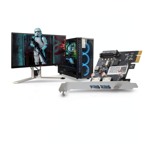 PCIe USB Card Binardat 3 Port 5Gbps Adapter-5