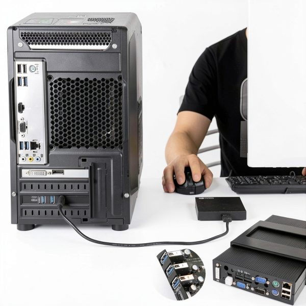 PCIe USB 3.0 Card YEELIYA Internal 4 Port Type‑C/A-2