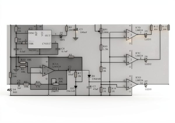 Infrared Radar EK1950 LED Board for Students-6