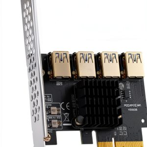 PCI-E 4X to 4USB Card by MZHOU for PC Upgrade-0