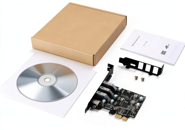 PCIe USB 3.0 Card YEELIYA Internal 4 Port Type‑C/A-6