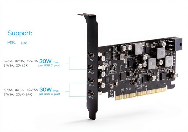 USB C PCIe Expansion Card SINEFINE 30W PD 10Gbps-1