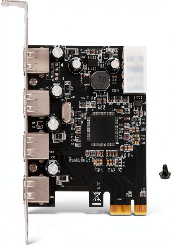 PCIe to USB 2.0 Card VINGVO 4 Port Expansion-5