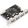 PCIe to USB 2.0 Card VINGVO 4 Port Expansion-2