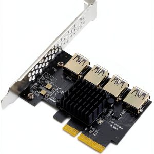 PCIE 4X to 4USB Riser Card BEYIMEI PCIe Expansion-0