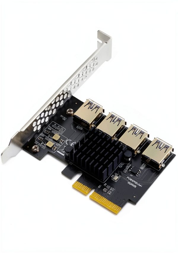 PCIE 4X to 4USB Riser Card BEYIMEI PCIe Expansion-0