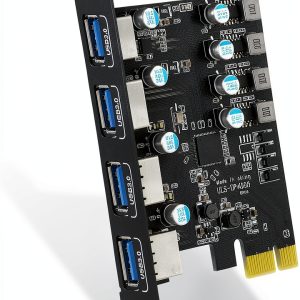 USB 3.0 PCIe Expansion Card SINEFINE 4-Port-0