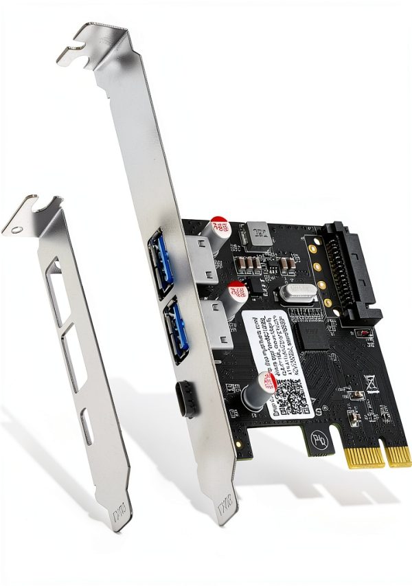 PCIe USB Card Binardat 3 Port 5Gbps Adapter-0