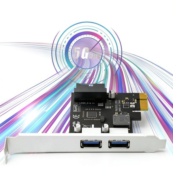 GLOTRENDS USB 3.0 Expansion Card for Desktop PC-4