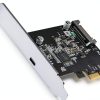 USB 3.2 PCIe Card IO CREST 4 Port Type C for PC-0