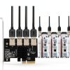 PCIE 4X to 4USB Riser Card BEYIMEI PCIe Expansion-3