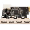 PCIe to USB 2.0 Card VINGVO 4 Port Expansion-0