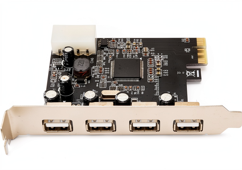 Installing VINGVO PCIe USB card inside a desktop case