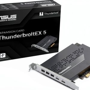 ASUS ThunderboltEX 5 Thunderbolt 5 Add‑On Card Black Dual USB‑C 130W-0