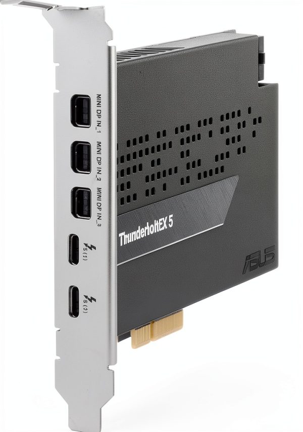 ASUS ThunderboltEX 5 Thunderbolt 5 Add‑On Card Black Dual USB‑C 130W-4
