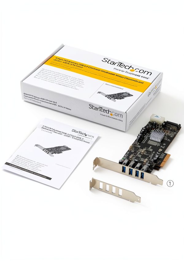 StarTech.com 4 Port PCIe USB 3.0 Expansion Card with 5Gbps per Port-5