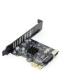RIITOP USB PCIe to 20Pin+ Type-E Expansion Card with Dual USB-A Ports-5