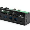 Kingwin USB Hub Internal 3/7 Port Model KW525 Black High Speed-0