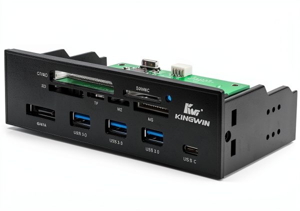 Kingwin USB Hub Internal 3/7 Port Model KW525 Black High Speed-0