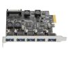 USB 3.0 PCIe Expansion Card LinksTek PCIE-U305A Matte Black 5-Port-2