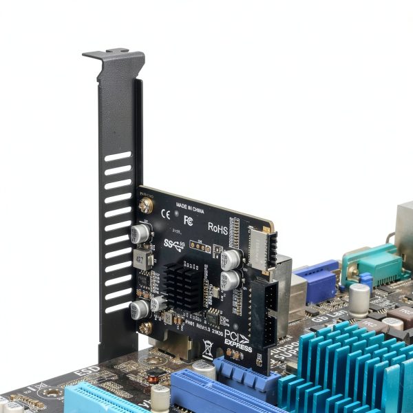 RIITOP USB PCIe to 20Pin+ Type-E Expansion Card with Dual USB-A Ports-6