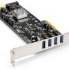 StarTech.com 4 Port PCIe USB 3.0 Expansion Card with 5Gbps per Port-0
