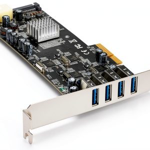 StarTech.com 4 Port PCIe USB 3.0 Expansion Card with 5Gbps per Port-0