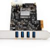 StarTech.com 4 Port PCIe USB 3.0 Expansion Card with 5Gbps per Port-4