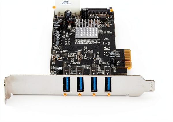 StarTech.com 4 Port PCIe USB 3.0 Expansion Card with 5Gbps per Port-4