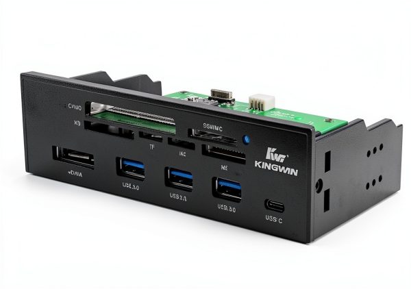 Kingwin USB Hub Internal 3/7 Port Model KW525 Black High Speed-6