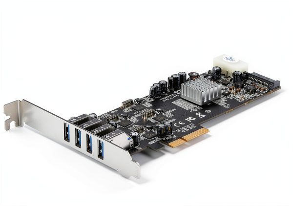 StarTech.com 4 Port PCIe USB 3.0 Expansion Card with 5Gbps per Port-2
