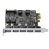 USB 3.0 PCIe Expansion Card LinksTek PCIE-U305A Matte Black 5-Port-7