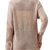 MakeMeChic Women's Maternity Cheetah Print V Neck Cardigan Sweater-1