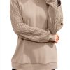 Sweaters for Women Crewneck Cable Knit Long Sleeve Lightweight Fashion-5