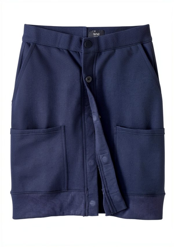 Silvert's Women’s Magnetic Button Adaptive Two Pocket Fleece Cardigan-1