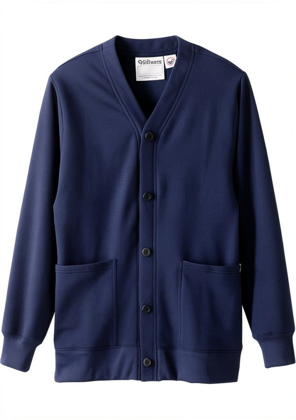 Silvert's Women’s Magnetic Button Adaptive Two Pocket Fleece Cardigan-0
